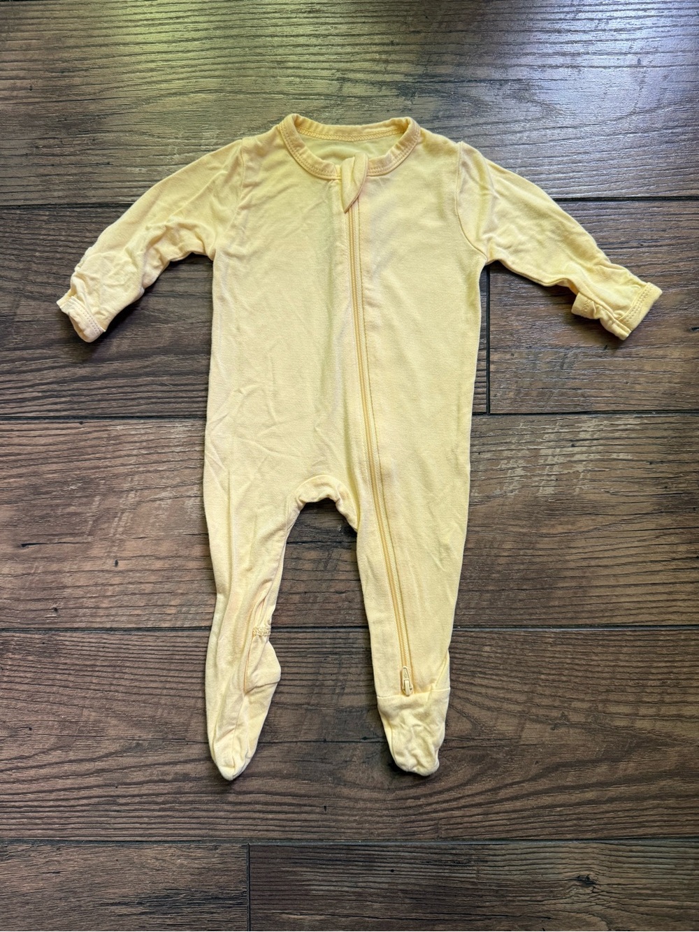 Kyte Baby Yellow Zip Footed